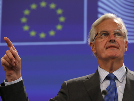 Binnenmarktkommissar Michel Barnier Binnenmarktkommissar Michel Barnier