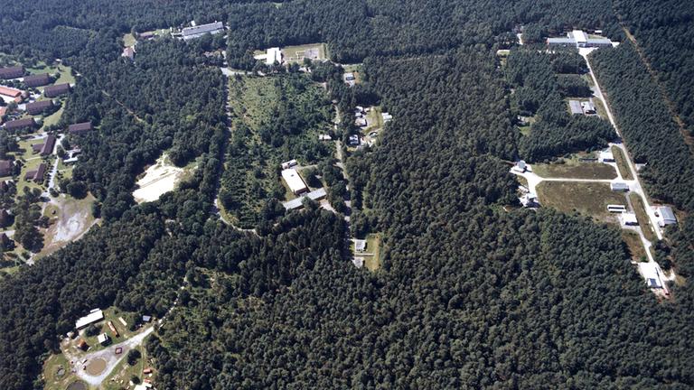 Das Raketenzentrum Trauen, ein traditionsreicher Raumfahrtstandort in der Lüneburger Heide, Luftbild