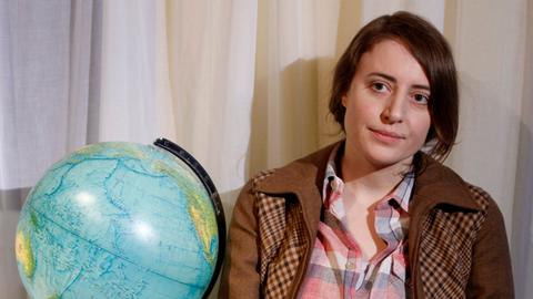 Die Schauspielerin Maren Eggert, aufgenommen am 21.01.2010 im Deutschen Theater (DT) in Berlin während einer Probe des Stückes "Adam und Esra" frei nach Maxim Biller. Das Stück ist die Geschichte einer gescheiterten Liebe voller Sehnsüchte - symptomatisch für unsere Zeit. Es hat in der Regie von Frank Abt am Samstag (23.01.2010) Premiere im DT in Berlin.