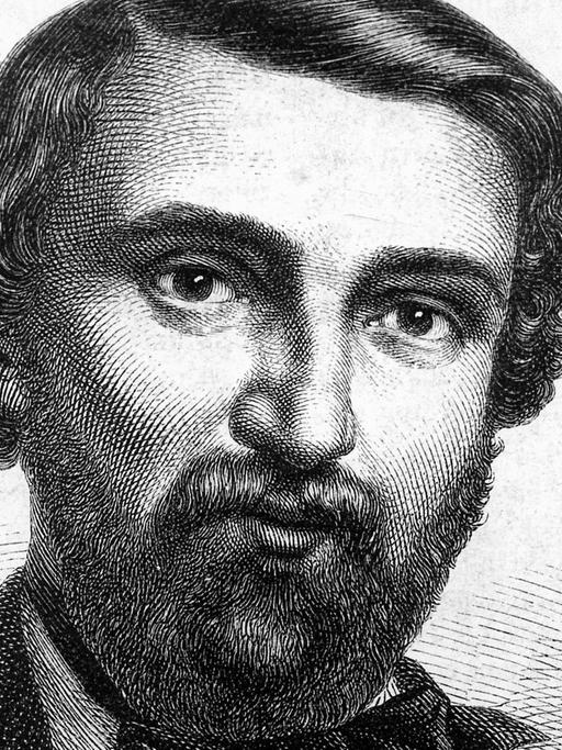 Der italienische Komponist Giuseppe Verdi (1813 bis 1901) in einer zeitgenössischen Darstellung.