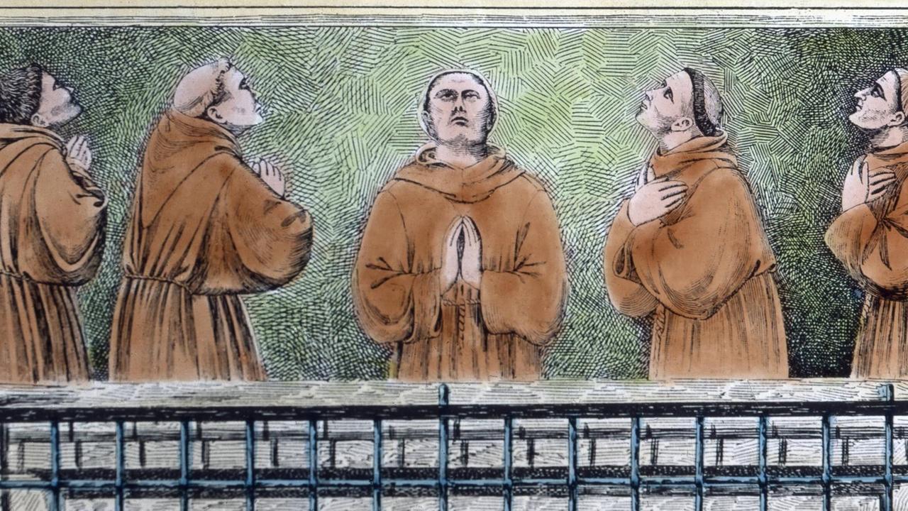 Szene aus dem Leben des Franz von Assisi