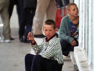 Straßenkinder in Bukarest, Rumänien