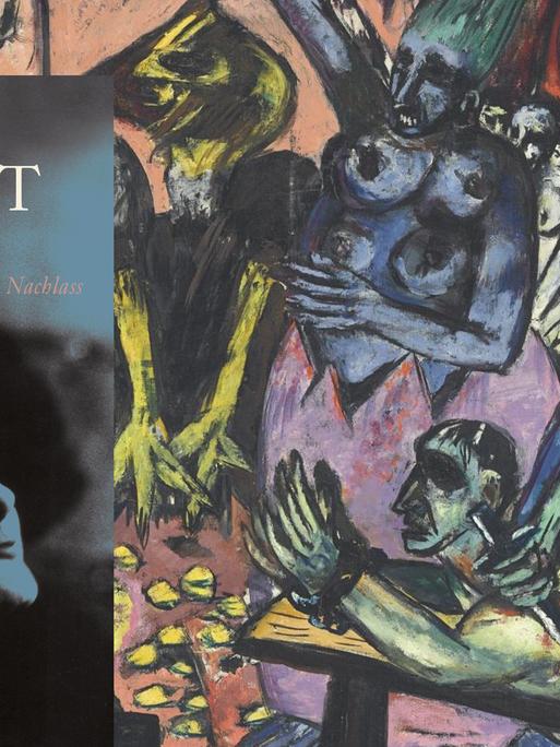 Cover vom vierten Band der Sammlung der Werke von Christine Lavant, im Hintergrund das Gemälde "Hölle der Vögel" von Max Beckmann.