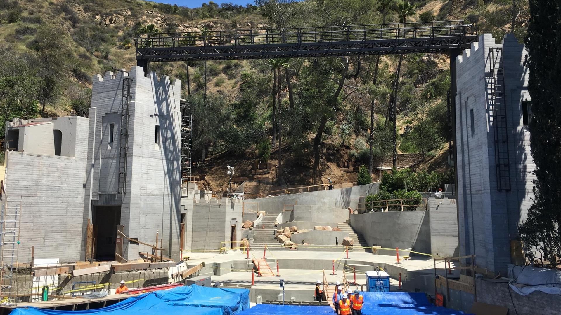 Renovierung vom Ford Amphitheatre in Los Angeles