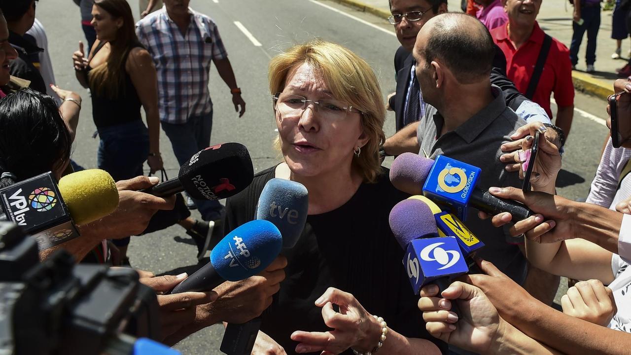 Die entlassene Generalstaatsanwältin Venezuelas, Luisa Ortega.