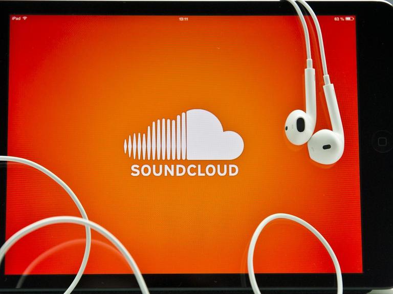 Die App «Soundcloud» ist am 17.03.2014 in Berlin auf einem iPad zu sehen