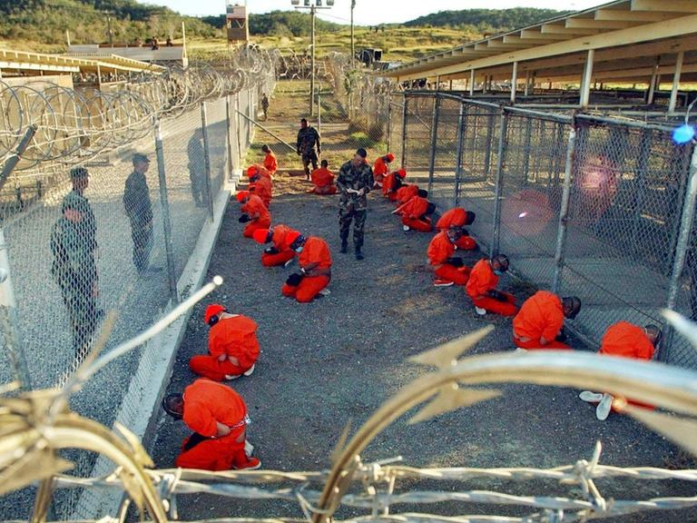 Häftlinge im US-Gefangenenlager Guantanamo