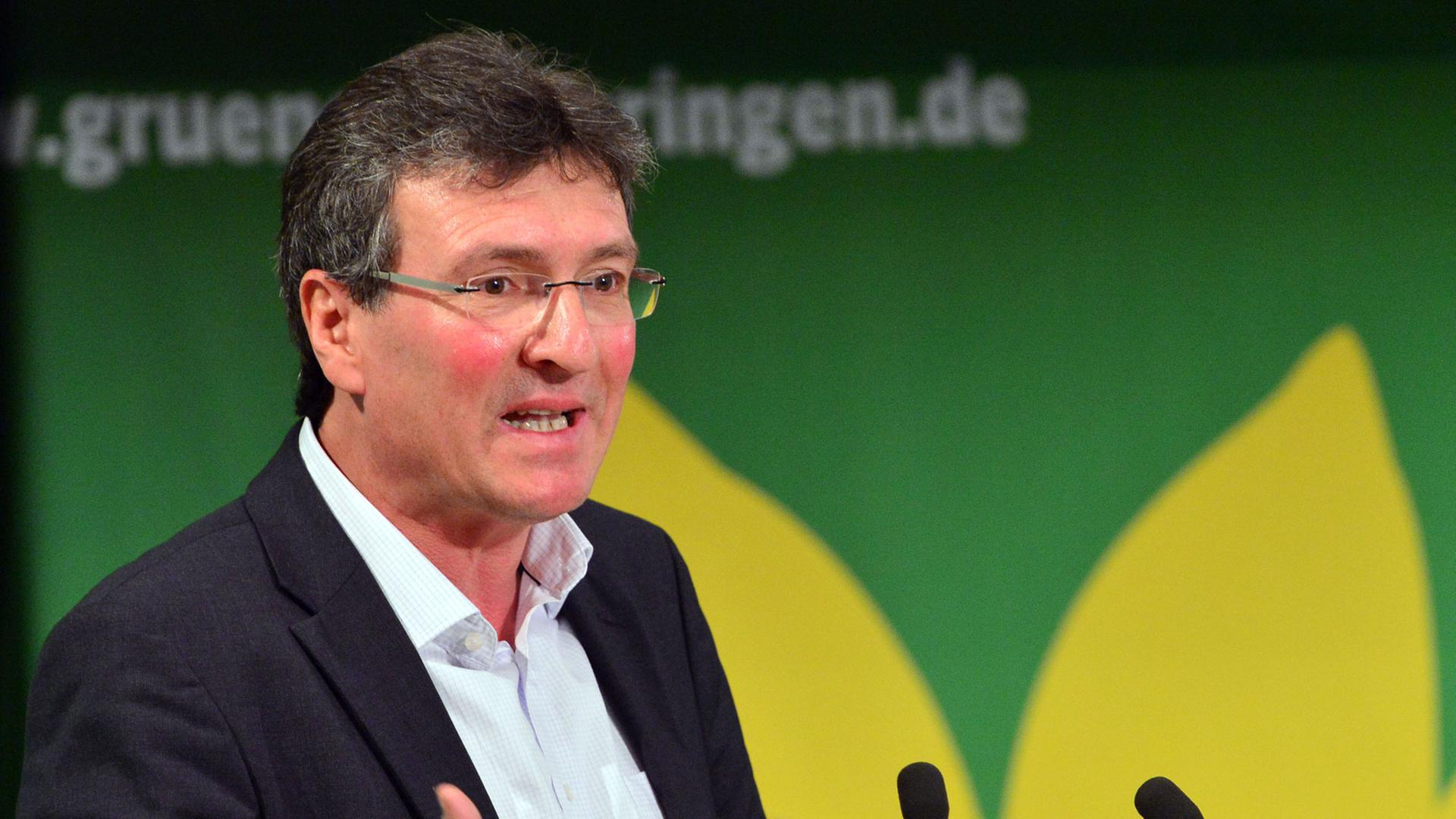 Der Landessprecher der Grünen in Thüringen, Dieter Lauinger.