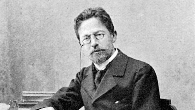 Der russische Schriftsteller Anton Pawlowitsch Tschechow (1860-1904)