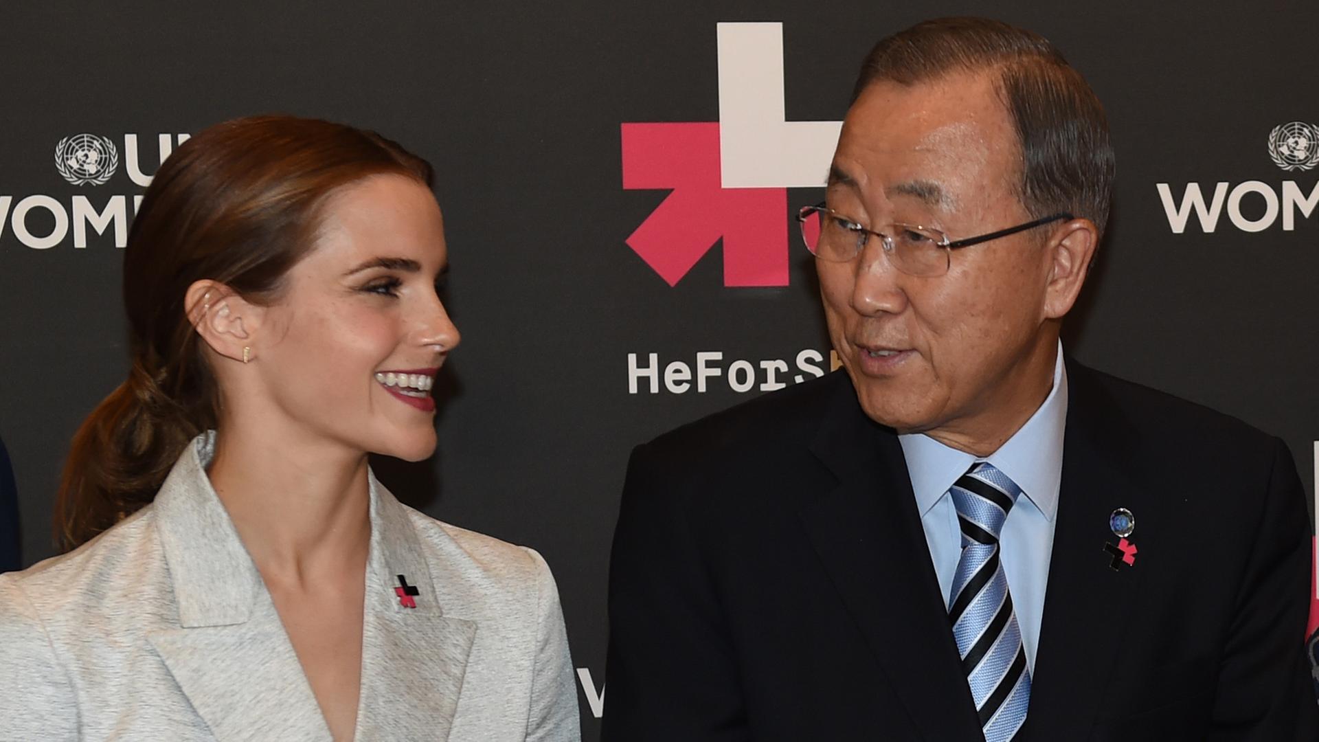 Emma Watson und Ban Ki Moon Emma Watson und Ban Ki Moon