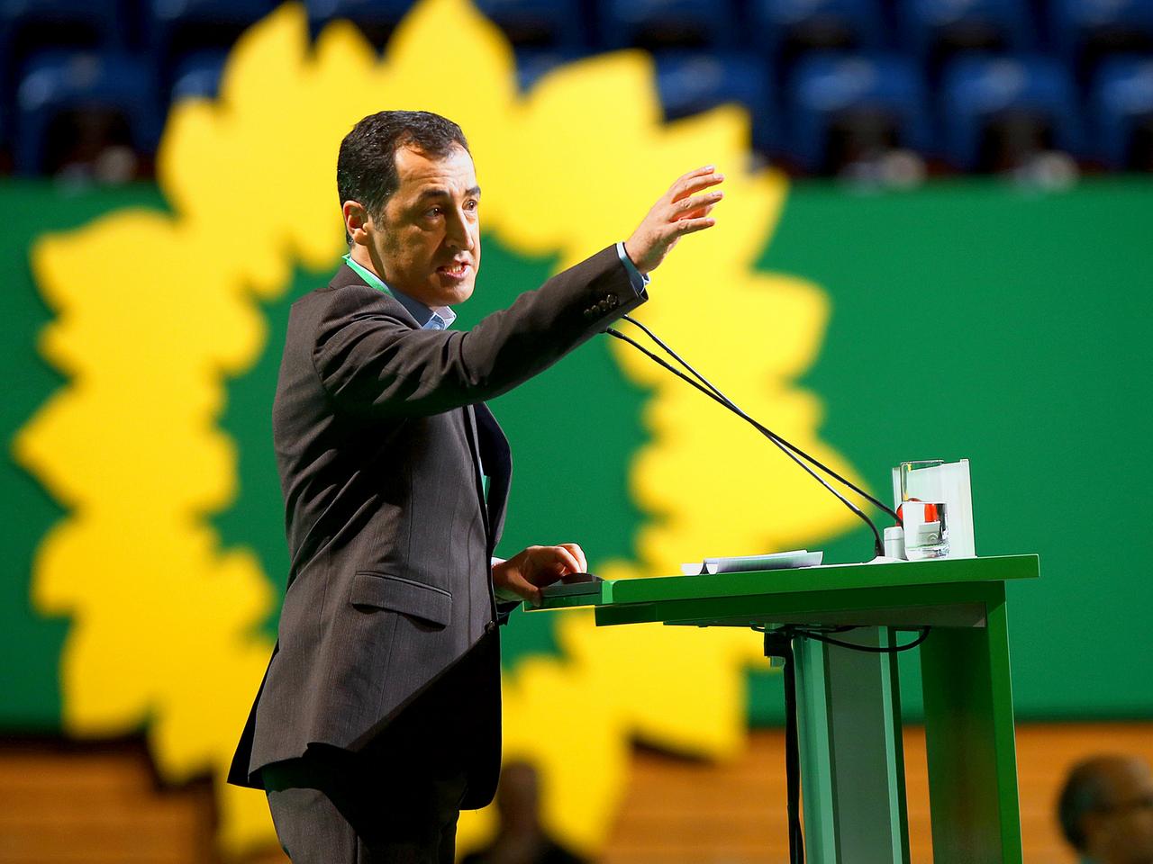 Grünen-Parteichef Cem Özdemir beim Bundesparteitag der Grünen