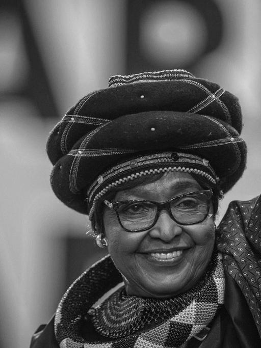 Das Foto zeigt Winnie Madikizela-Mandela im Dezember 2017.