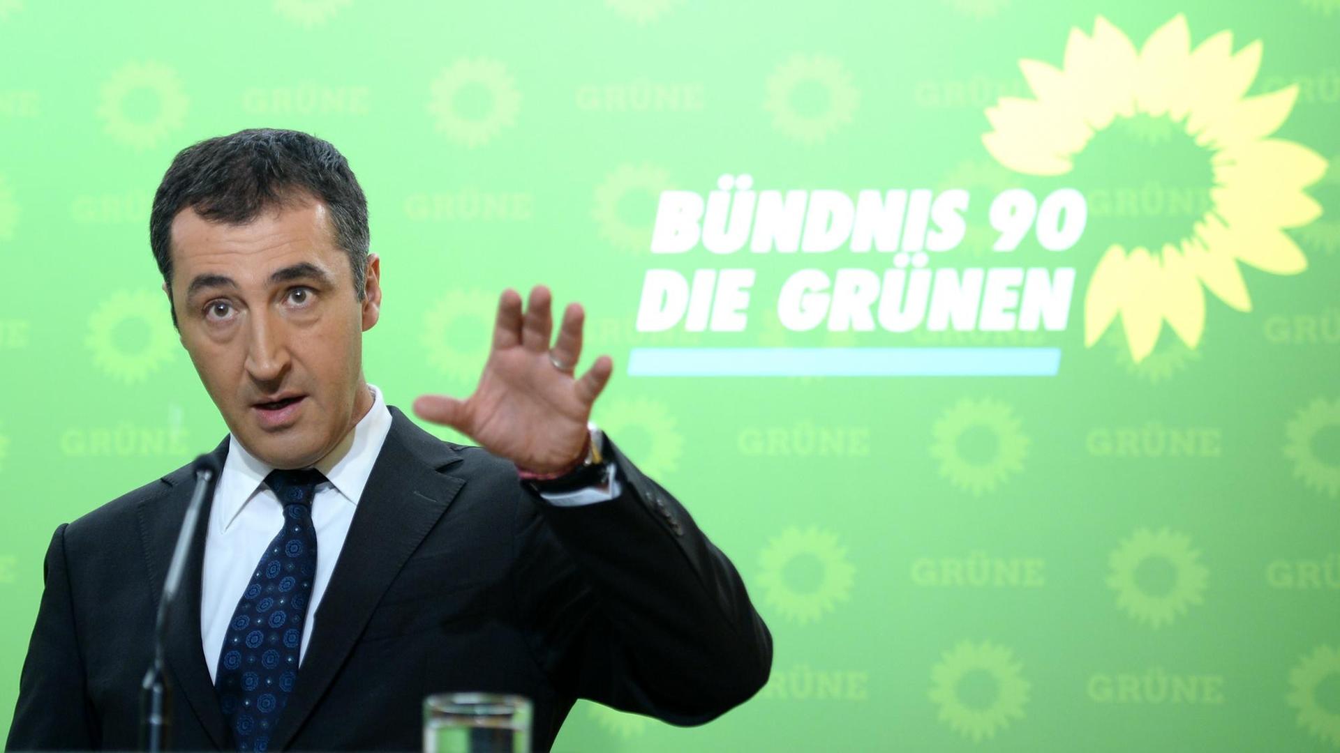 Der Bundesvorsitzende von Bündnis90/Die Grünen, Cem Özdemir.
