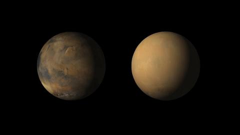 Der globale Staubsturm auf dem Mars vom Sommer 2018 hat die Oberfläche des roten Planeten für mehrere Wochen verhüllt