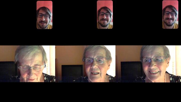 Eine Collage aus dem gemeinsamen Gespräch von Arthur Romanowski mit seiner Oma.
