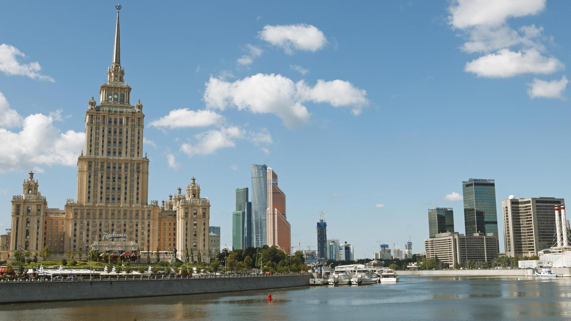Im Hotel Ukraina in Moskau findet der diesjährige Petersburger Dialog statt