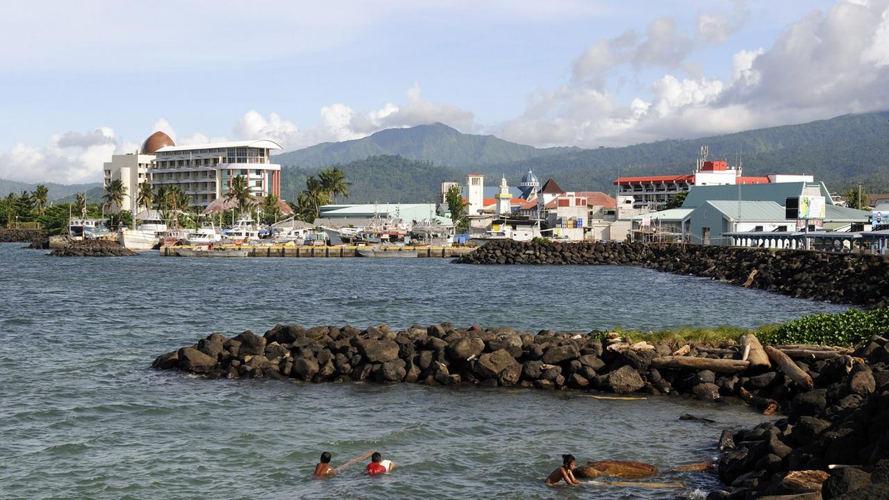 Blick auf Apia - Samoa, 2014