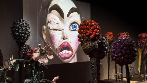 Ein Foto aus der Ausstellung in der Schirn Kunsthalle in Frankfurt am Main.