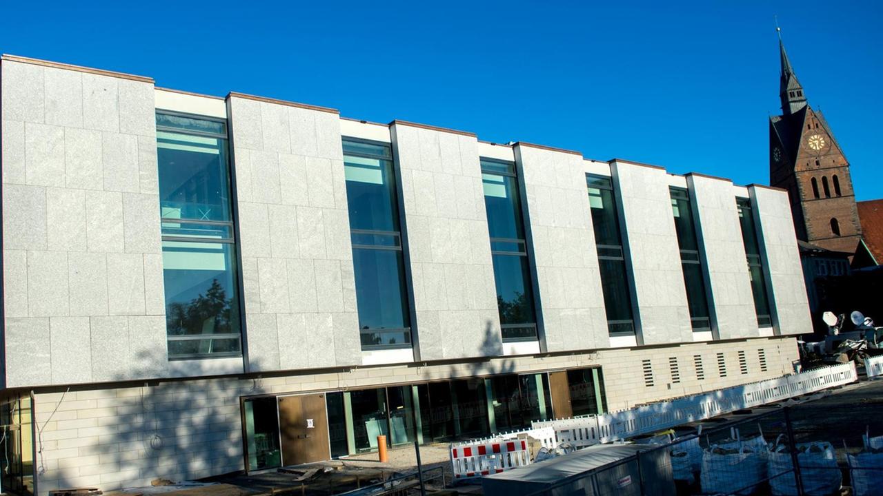 Der niedersächsische Landtag und die Marktkirche in Hannover, Niedersachsen Der niedersächsische Landtag und die Marktkirche in Hannover, Niedersachsen