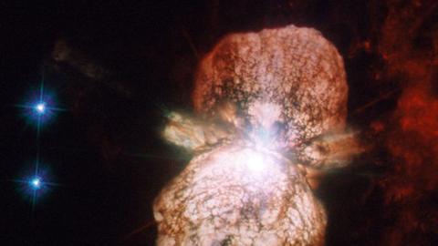 Detailaufnahme der Umgebung von Eta Carinae