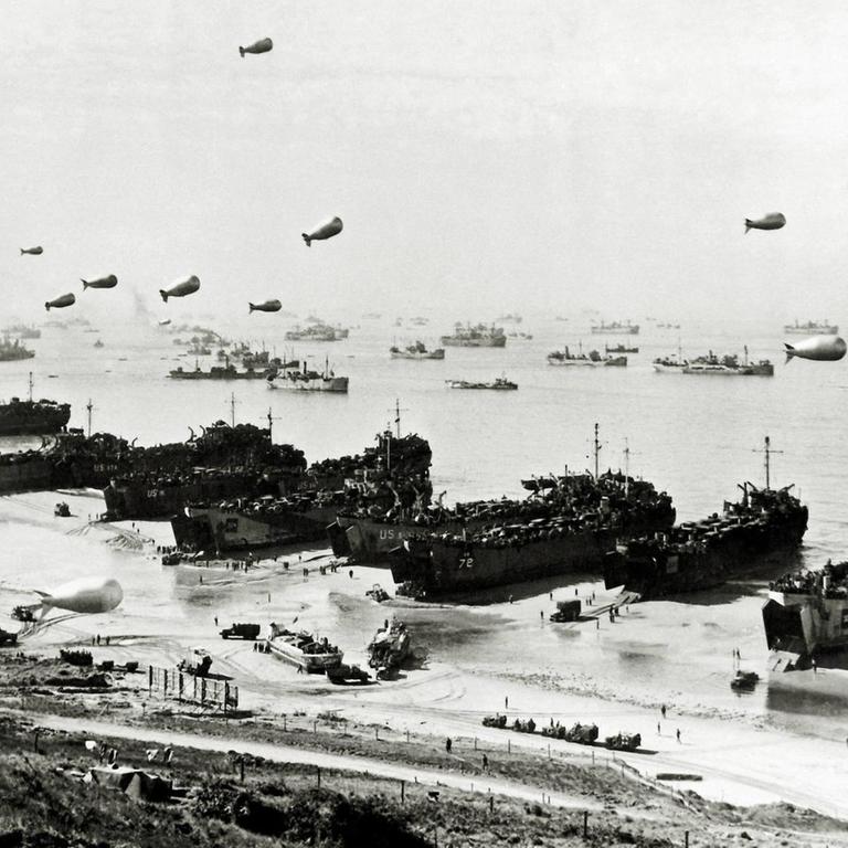 Landung der Alliierten in der Normandie am 6. Juni 1944