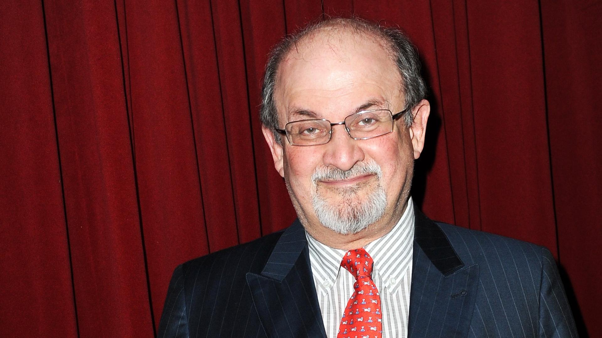 Der indisch-britische Schriftsteller Sir Salman Rushdie am 20.03.2013 in Berlin.