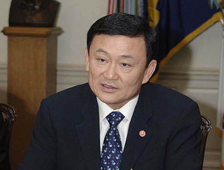 Der thailändische Premierminister Thaksin Shinawatra während eines Besuchs in den USA am 20. September 2005.
