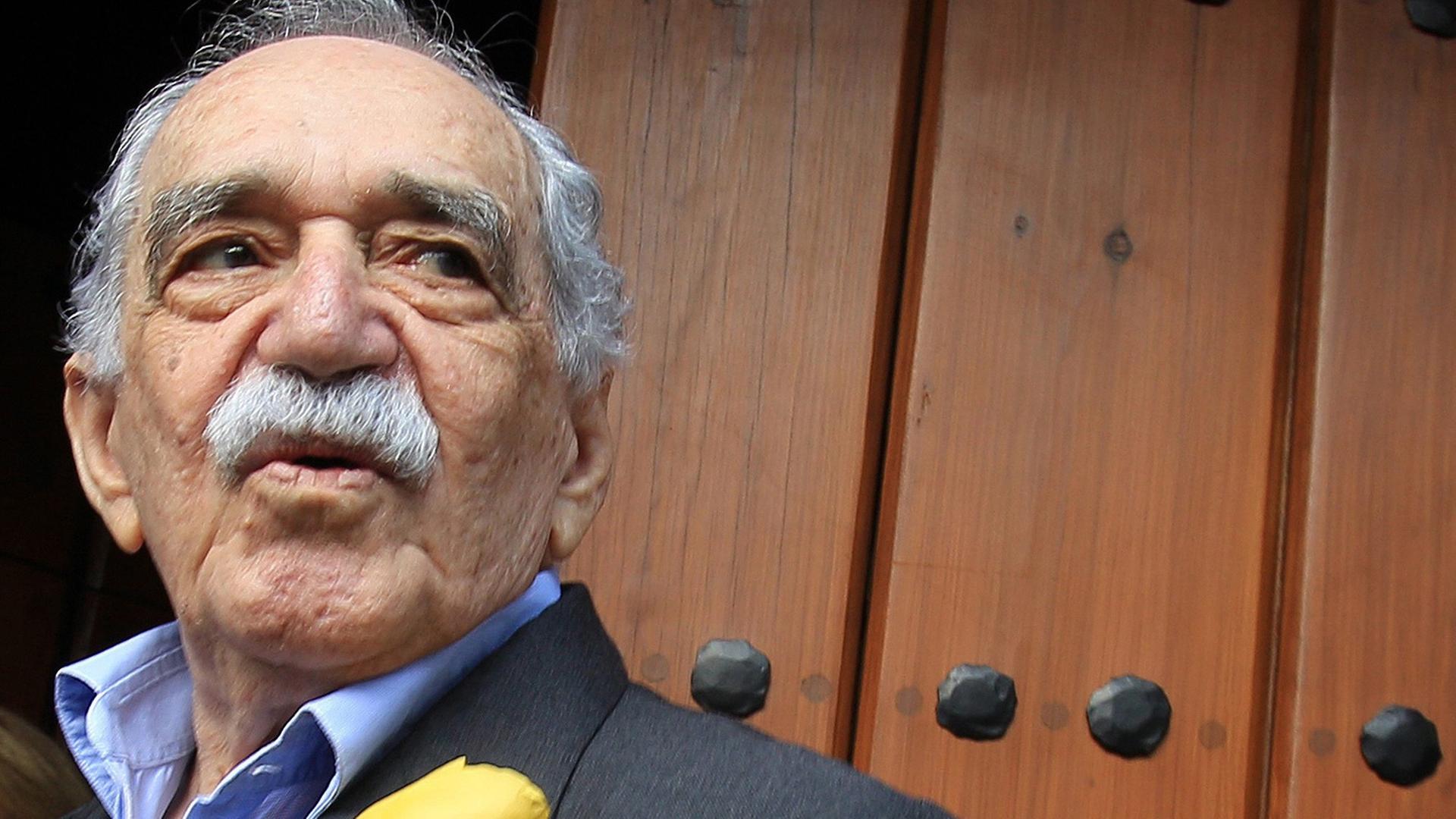 Porträtaufnahme des 87jährigen Gabriel Garcia Marquez