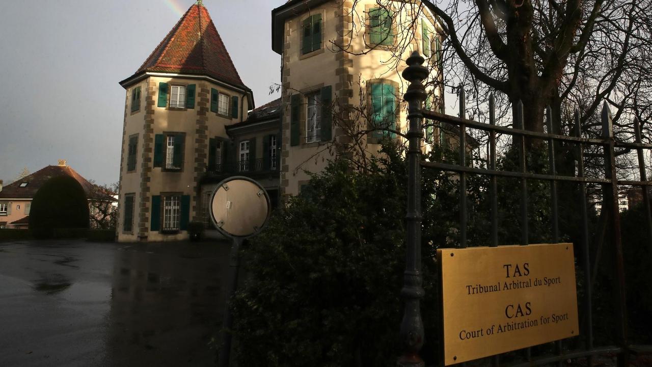 Totale des internationalen Sportgerichtshofs in Lausanne