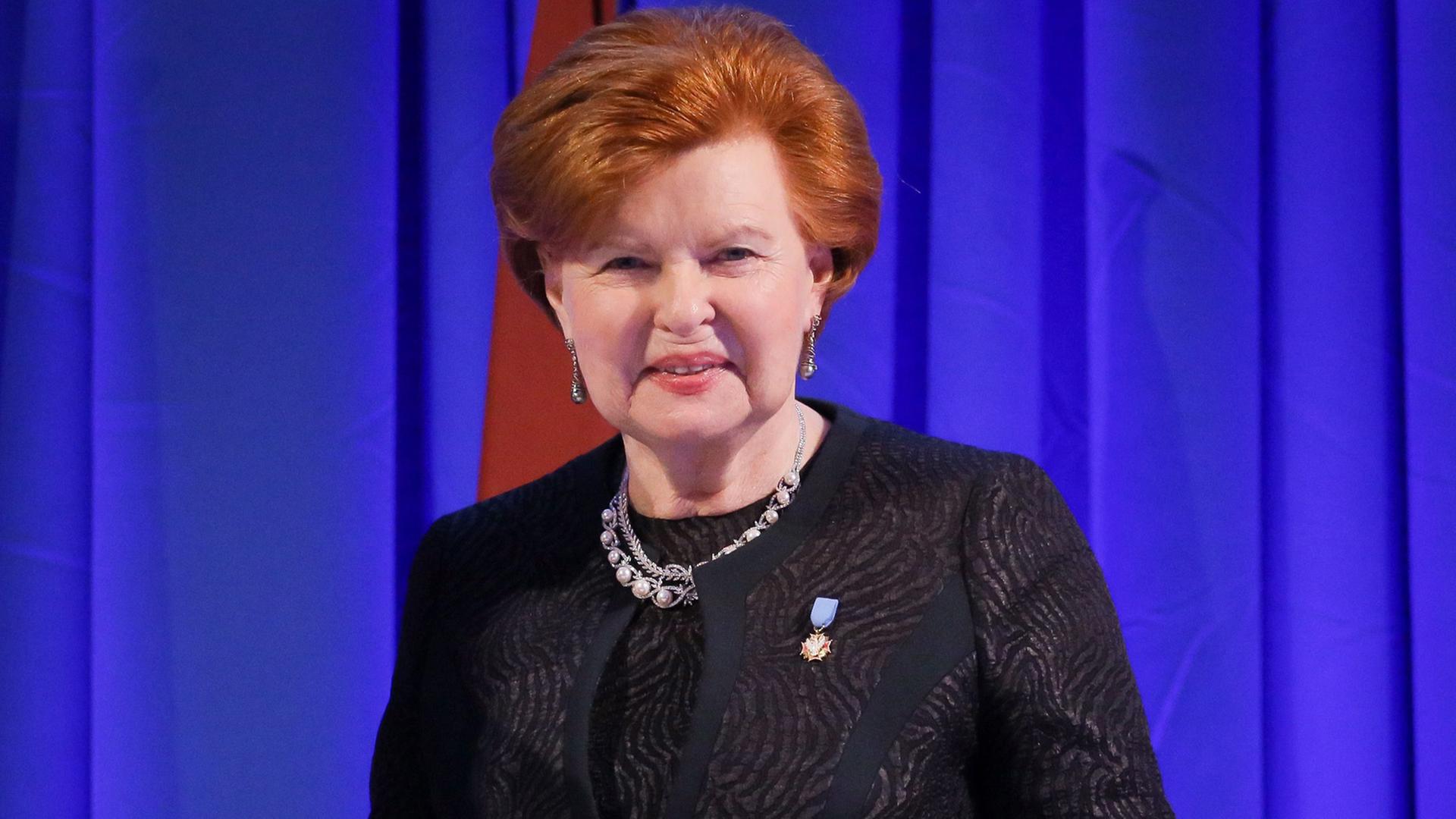 Die frühere lettische Staatspräsidentin Vaira Vike-Freiberga