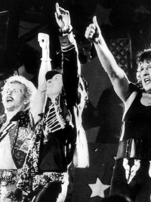 Die Rockband "Scorpions" im Jahre 1989