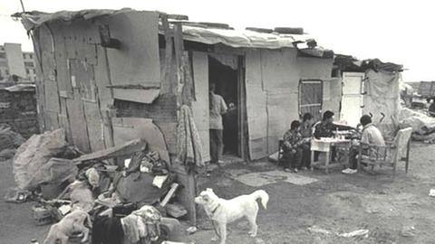 Armenviertel in Albanien