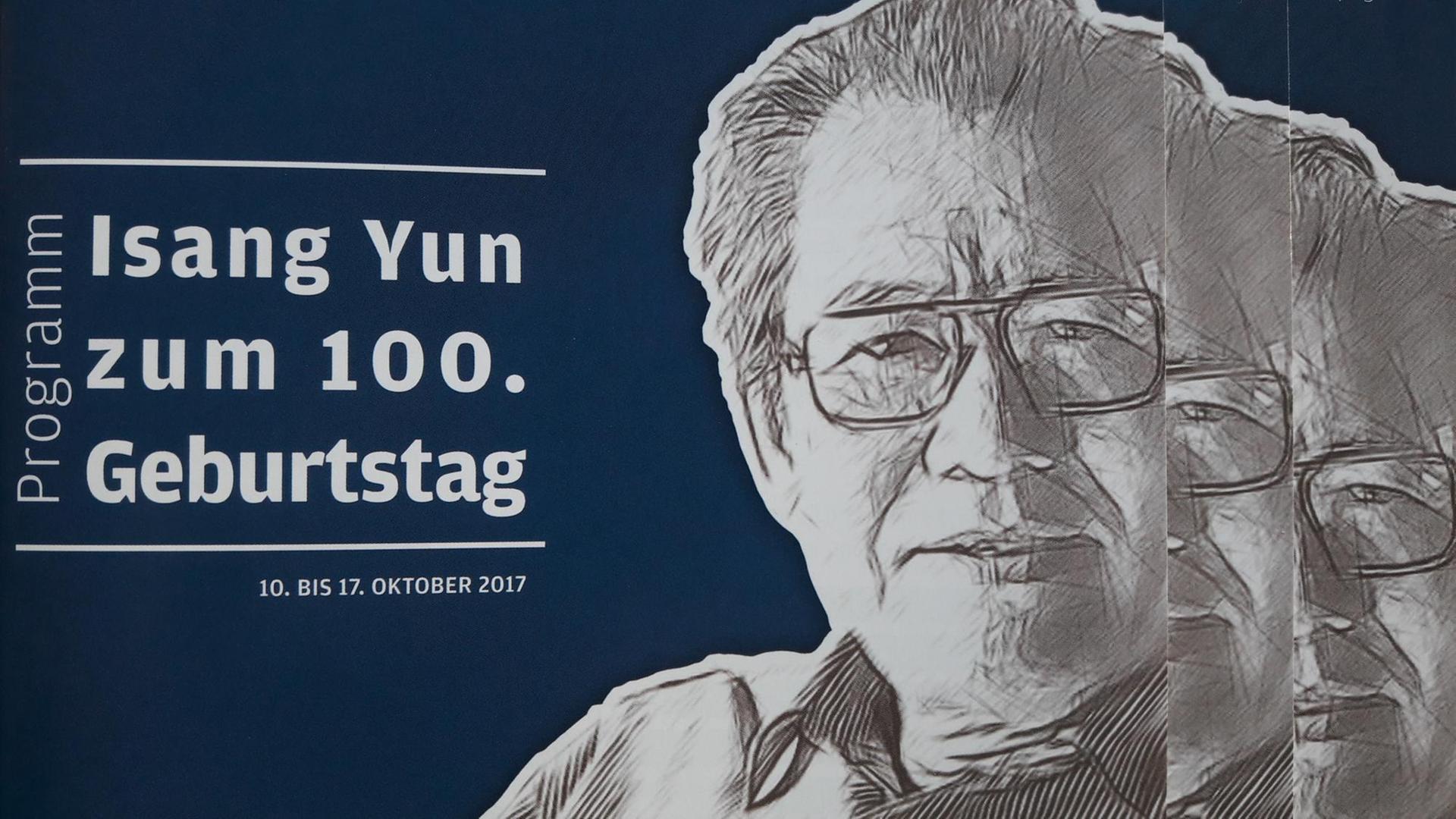 Isang Yun Plakat zum 100. Geburtstag