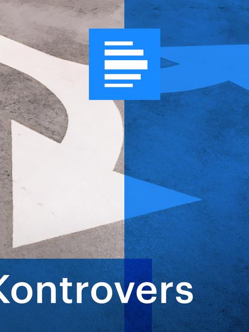 Das Podcast-Logo der Sendung "Kontrovers", in der viele Meinungen zu einem Thema aufeinander treffen