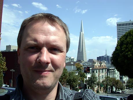 Ziel erreicht: Michael Lange in San Francisco, Kalifornien