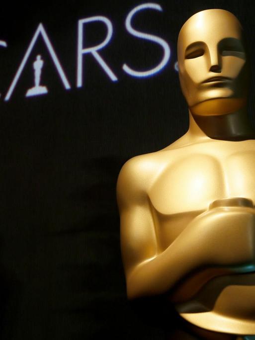 Die Oscar-Statue in Gold bei einer früheren Preisverleihung.