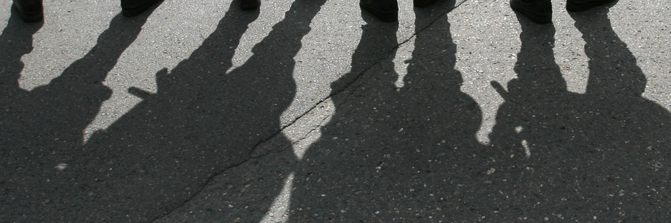 Schatten von Menschen