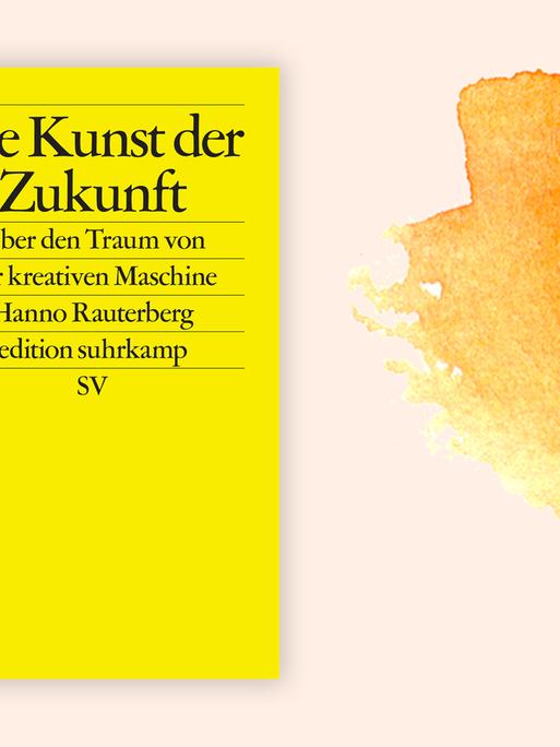 Das Buchcover "Die Kunst der Zukunft" von Hanno Rauterberg ist vor einem grafischen Hintergrund zu sehen.