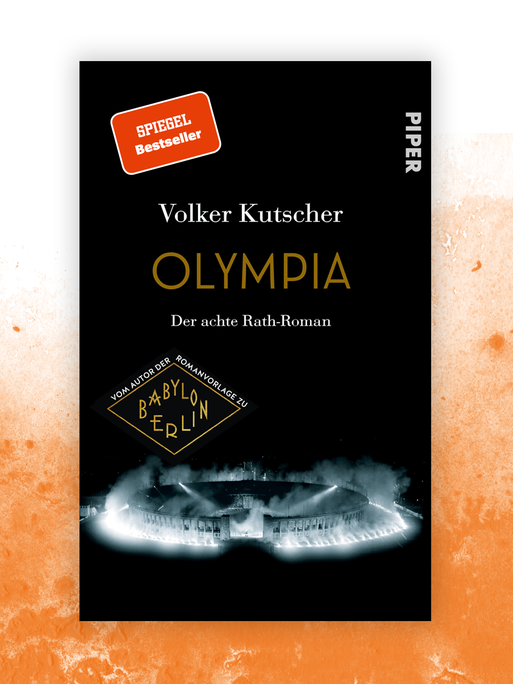 Zu sehen ist das Cover des Buches "Olympia" von Volker Kutscher.