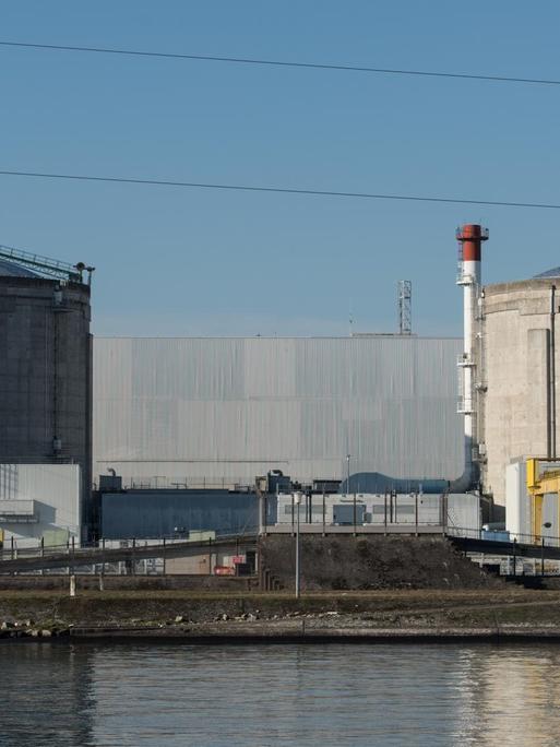Das Atomkraftwerk in Fessenheim in Frankreich