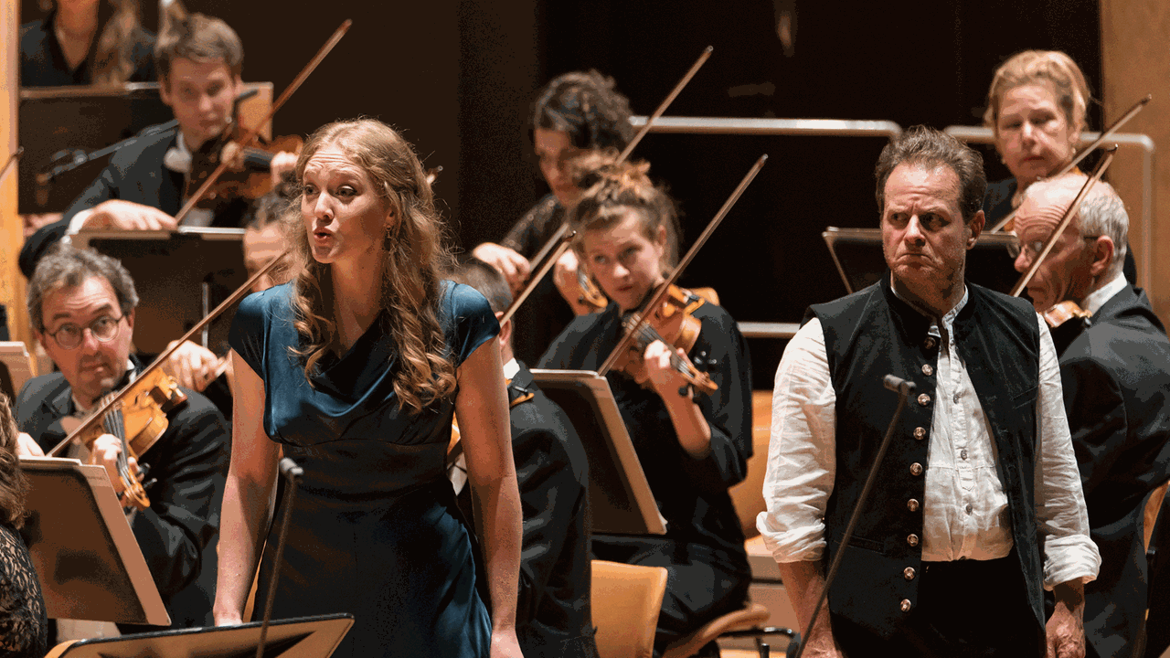 Bethany Horak-Hallett, Colin Judson und das DSO Berlin bei einer konzertanten Aufführung der Oper "Rusalka" in der Philharmonie Berlin am 19.9.2019