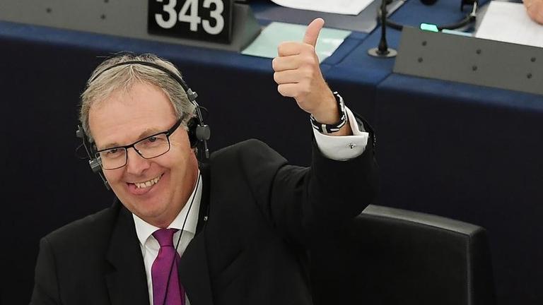 Axel Voss im Europaparlament