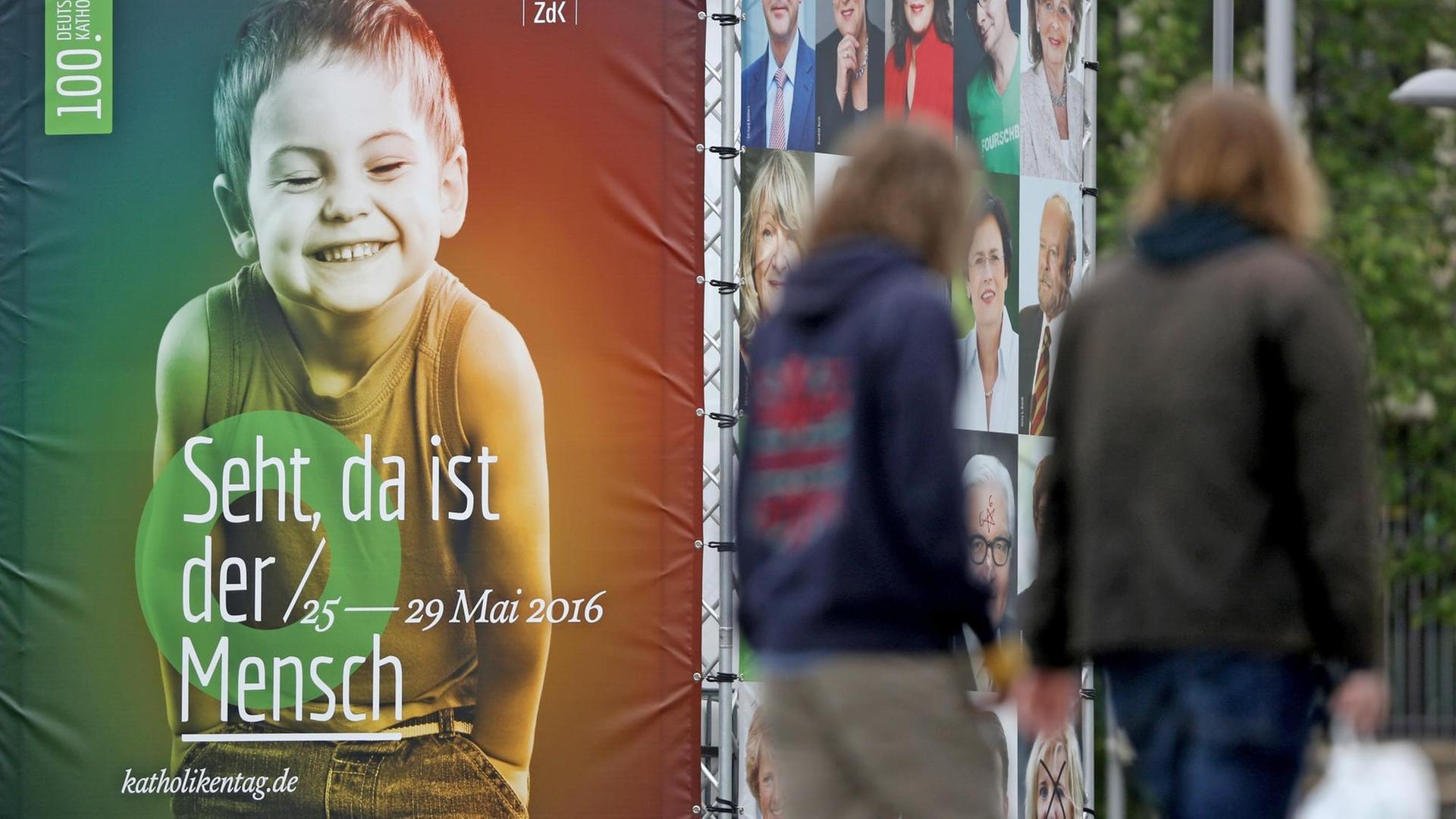 Der 100. Deutsche Katholikentag findet vom 25. bis 29. Mai 2016 unter dem Leitspruch "Seht, da ist der Mensch" in Leipzig statt.