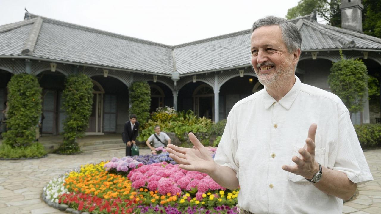 Brian Burke-Gaffney, Direktor des Glover-Garden in Nagasaki.