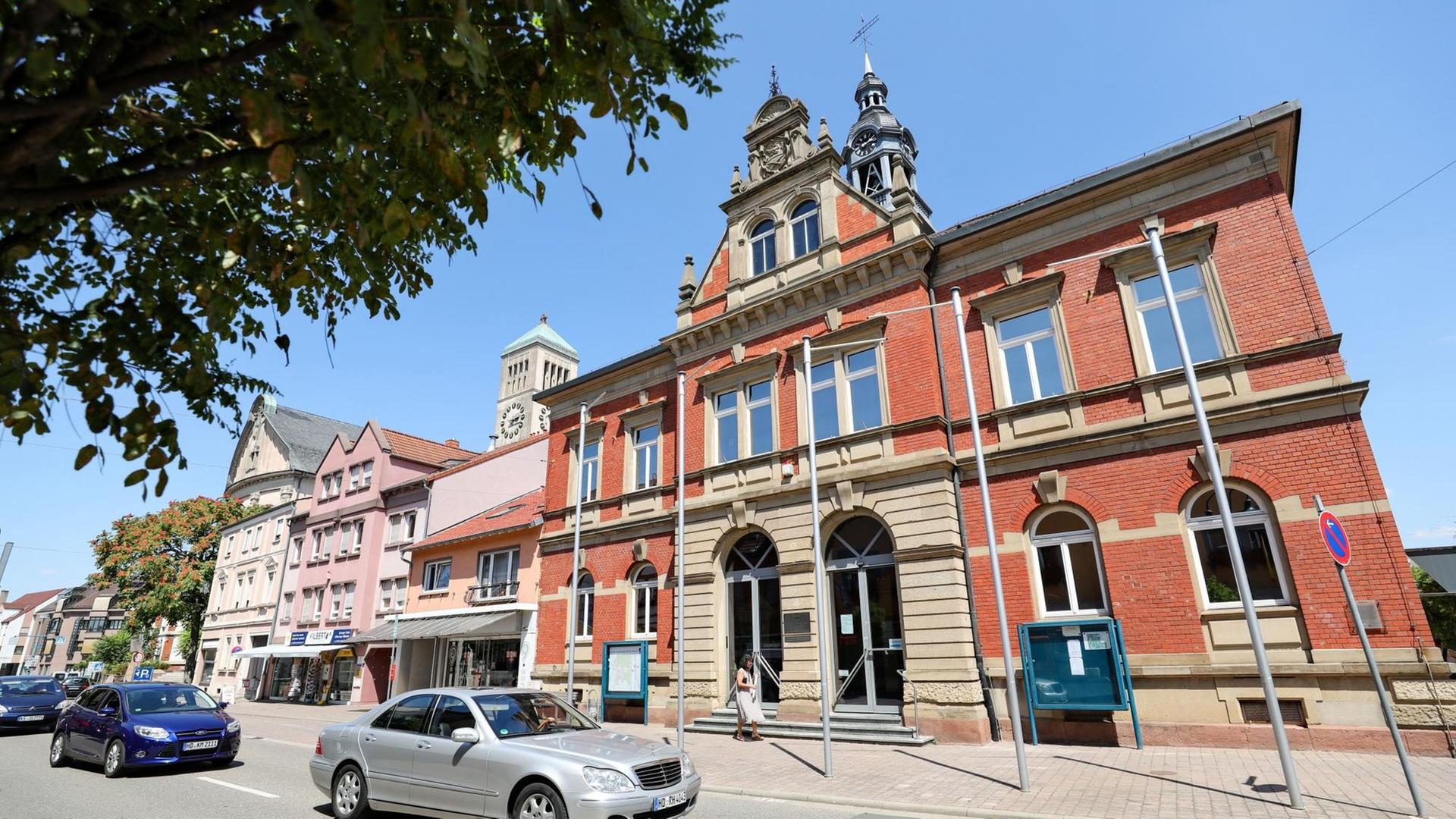 Das Rathaus von der Stadt Hockenheim