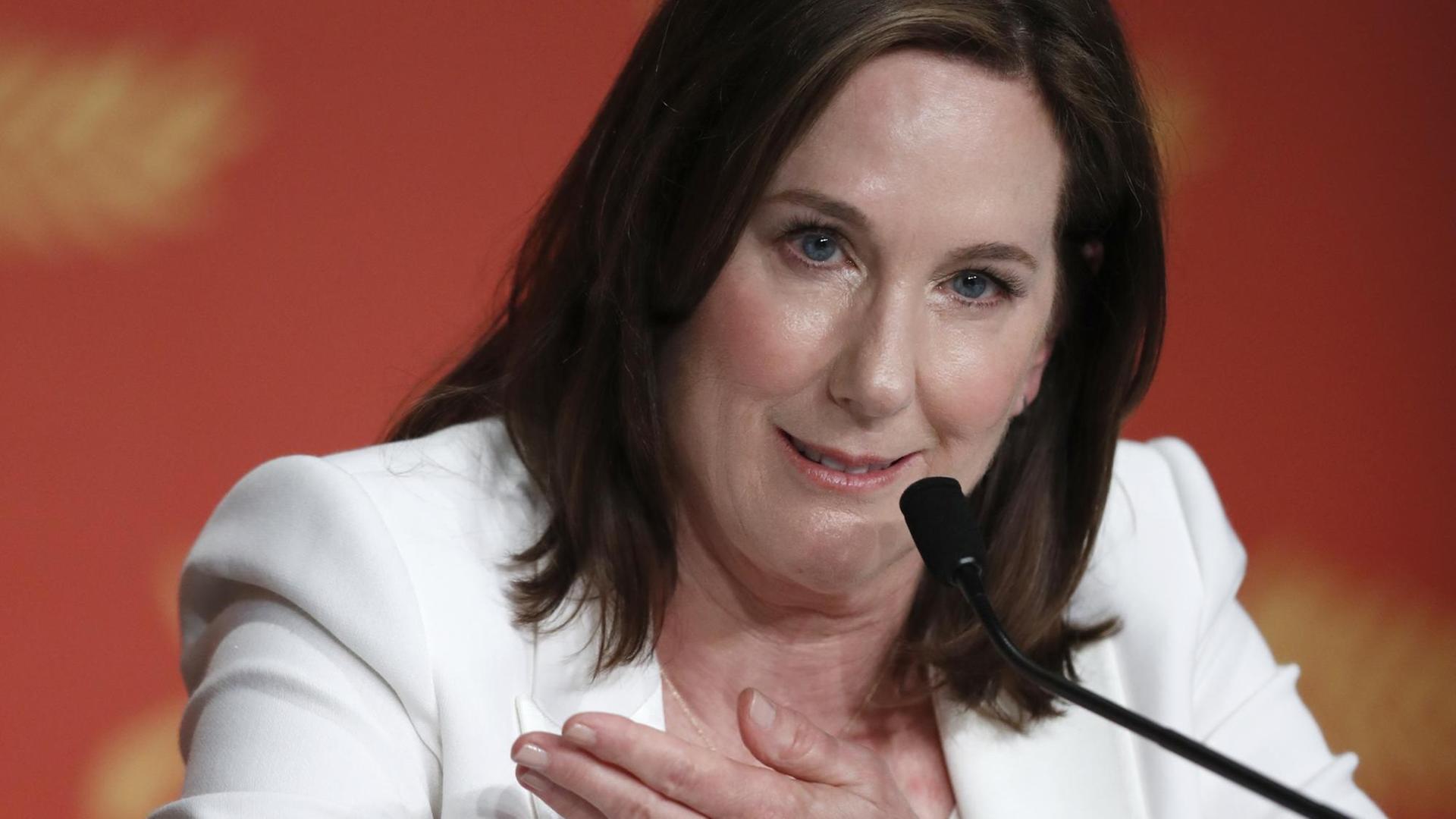 Die US-Produzentin Kathleen Kennedy ("Lucasfilm") in Cannes im Mai 2016.