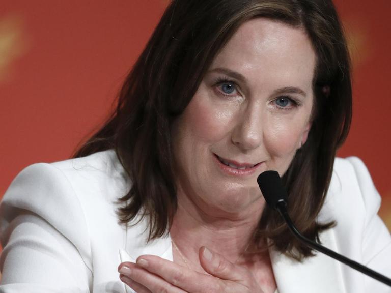 Die US-Produzentin Kathleen Kennedy ("Lucasfilm") in Cannes im Mai 2016.