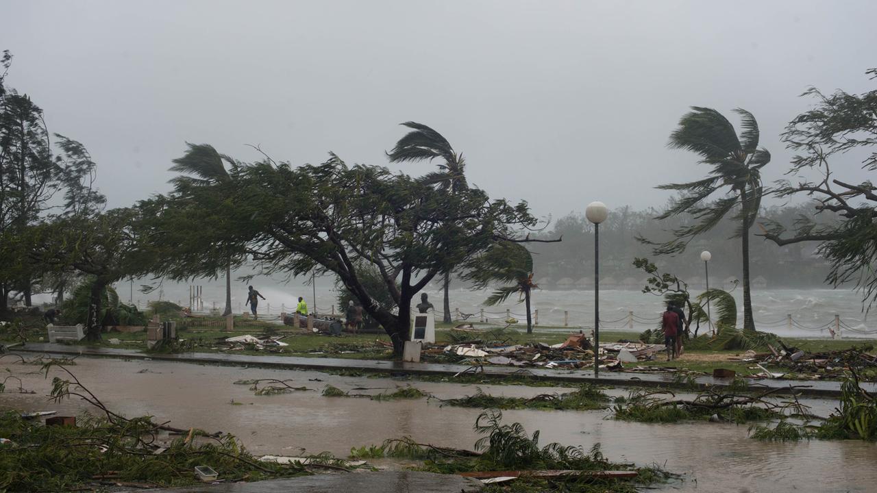 Der Wirbelsturm "Pam" hat auf den Inseln Vanuatus erhebliche Schäden angerichtet.