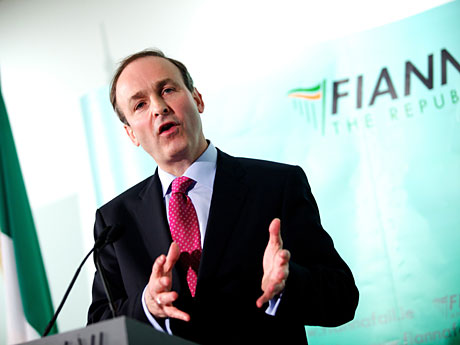 Der neue Chef der irischen Partei Fianna Fail: der ehemalige Außenminister Micheal Martin