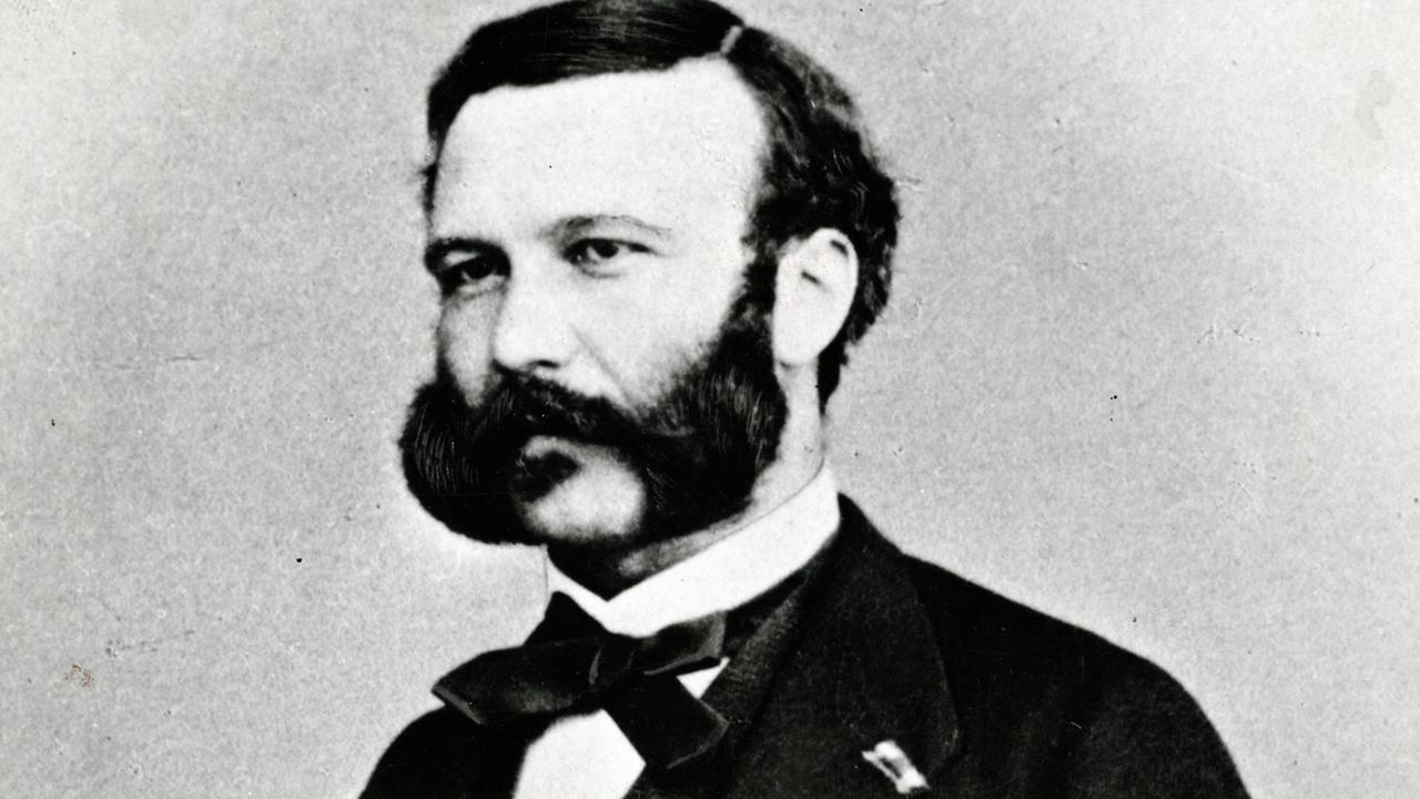 Ein Porträt von Henry Dunant aus dem Jahr 1864.